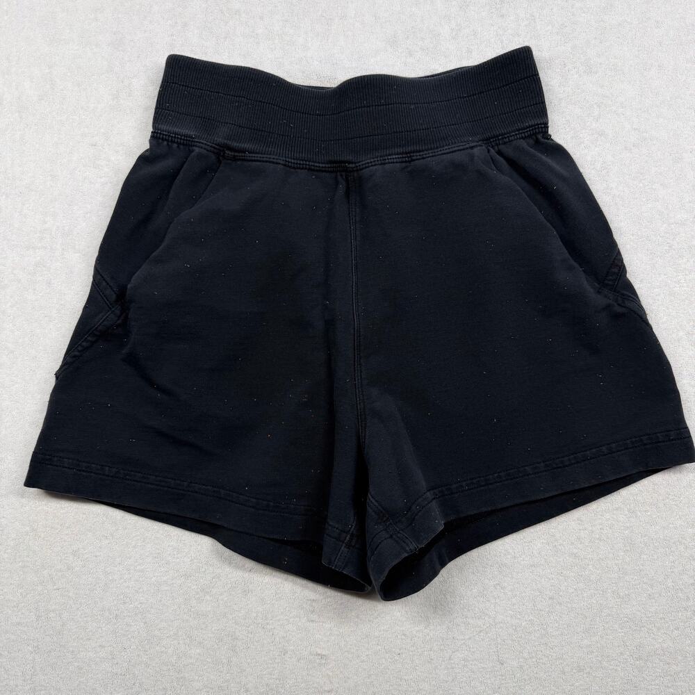 Lululemon LA Sweat Short Women’s Size 2 Black Rainbow Speckle High Rise